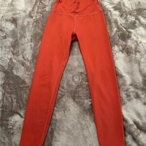 Allfenix Leggings Women's Size M Orange Leggings